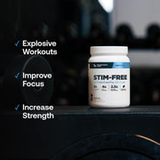Transparent Labs Stim-Free Pre-Workout - Caffeine & Stim Free Pre Workout Powder for Men and Women with Beta Alanine Powder, Citrulline Malate, & elevATP - 30 Servings, Tropical Punch