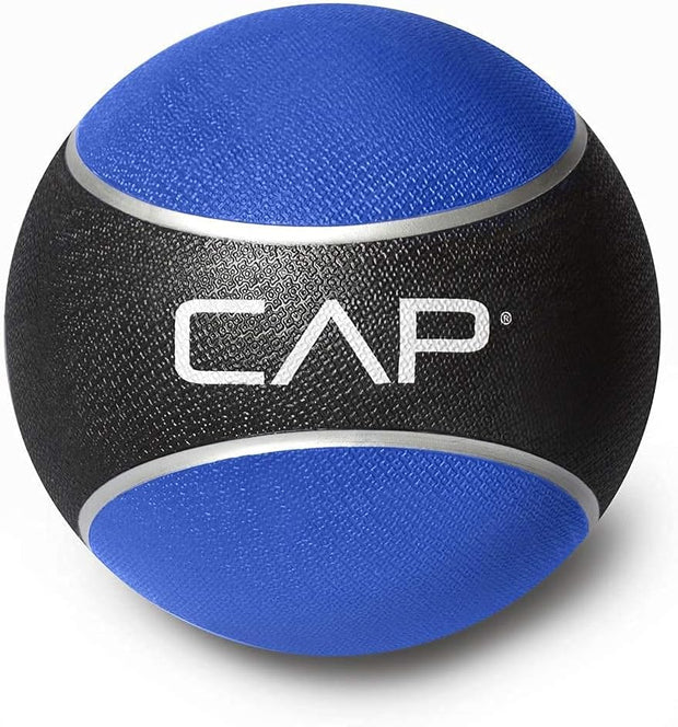 WF Athletic Supply Medicine & Exercise Ball - Durable Rubber & Consistent Weight Distribution; Comfort Textured Grip for Strength, Balance & Core Training, Multiple Choices Available