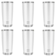 WETOWETO 20oz Tumbler, Stainless Steel Vacuum Insulated Coffee Travel Mug, Double Wall Powder Coated Insulated Coffee Mug Travel Mug with Lid Thermal Cup for Outdoor (Navy Blue, 1 Pack)