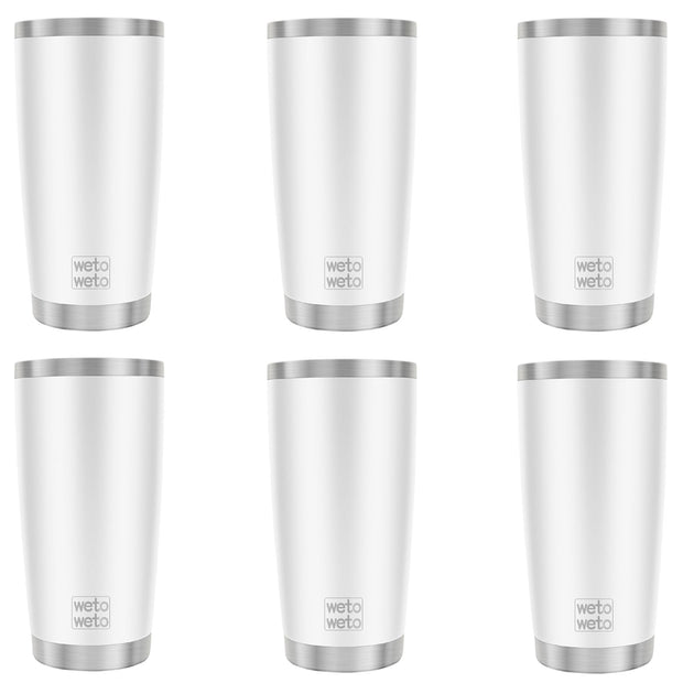 WETOWETO 20oz Tumbler, Stainless Steel Vacuum Insulated Coffee Travel Mug, Double Wall Powder Coated Insulated Coffee Mug Travel Mug with Lid Thermal Cup for Outdoor (Navy Blue, 1 Pack)