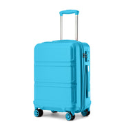 Kono 3 Piece Luggage Sets Expandable(only 28") Lightweight with Spinner Wheels TSA Lock Hardside Travel Rolling Suitcases 20in 24in 28in Carry on Pink