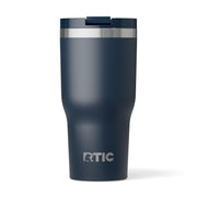RTIC 30oz Essential Tumbler with Lid, Insulated, Stainless Steel, Metal, Double Wall Vacuum-Insulation, Ceramic Lined, Travel Cup for Iced Coffee, Tea, Hot and Cold Drink, Graphite
