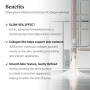 MDP+ RED LACTO COLLAGEN WRAPPING MASK, Glowy, Skin Elasticity, Hydrating, 2.36oz/70ml,Peel-off Mask, Pore Lifting and Minimizing, Korean Glass Skin