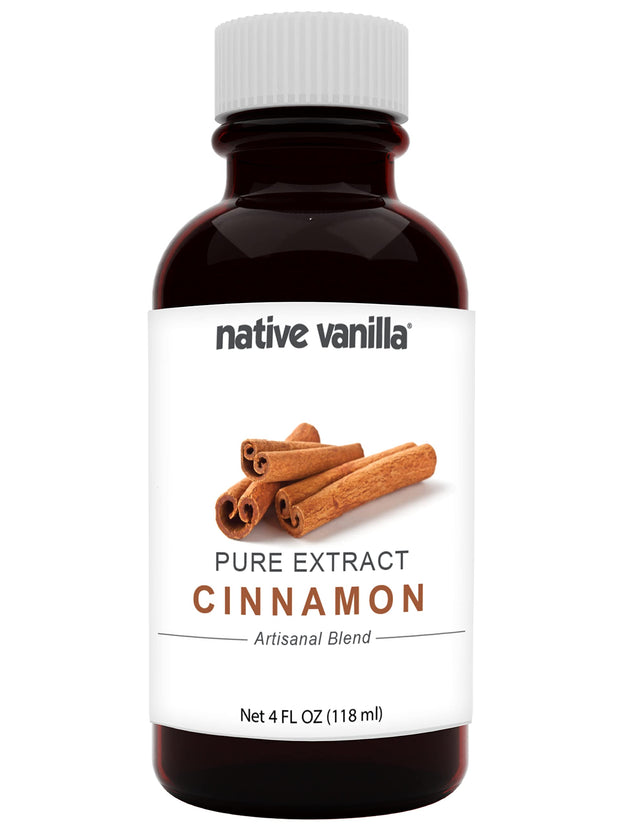 Native Vanilla - Pure Cherry Extract - 4 Fl Oz - Perfect for Cooking, Baking, and Dessert Crafting