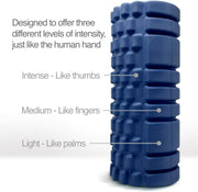 Trigger Point Releasing Foam Massage Roller with Medium Compression for Exercise, Stretching, and Muscle Recovery - Relieves Muscle Tightness, Improves Mobility, and Circulation