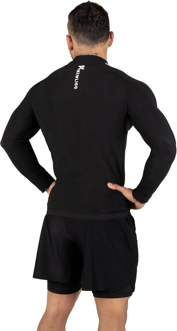 Kewlioo Pro Men's Heat Trapping Sauna Suit For Men, Sauna Long Sleeve Sauna Shirt for Gym, Workouts