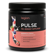 LEGION Pulse Pre Workout - All Natural Nitric Oxide Preworkout Drink to Boost Energy, Creatine Free, Naturally Sweetened, Beta Alanine, Citrulline, Alpha GPC (Tropical Punch)