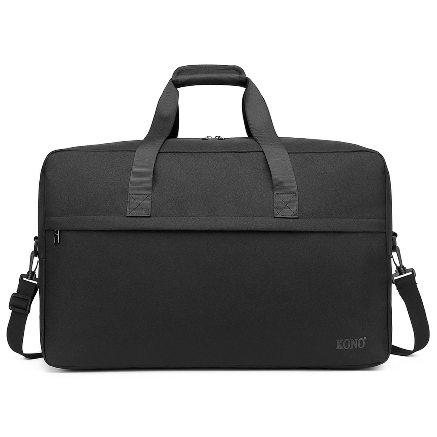 Kono Travel Duffel 13.78"x7.87"x7.87" Under Seat Carry-On 14L Sports Tote Gym Weekender Overnight Bag Extra Small, Black