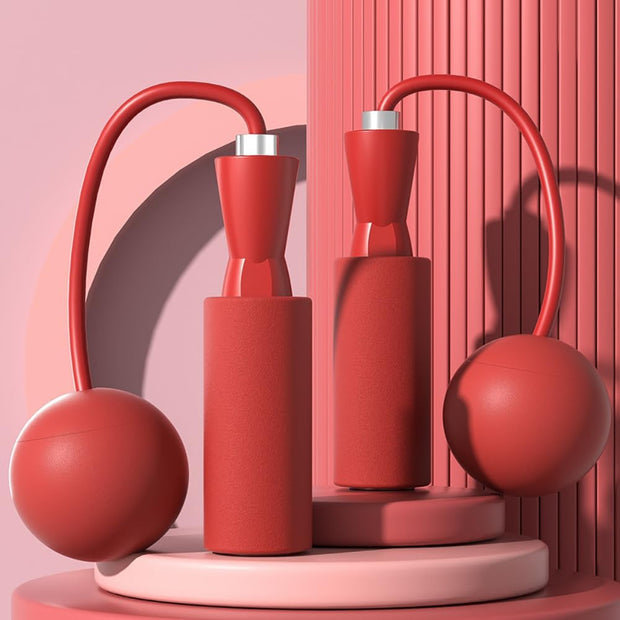 Weighted Jump Rope Without Rope Skipping Rope No Line Speed Rope Cordless For Fitness Workout Anywhere Ropeless Bod Rope for Exercise Training Beachbody Build