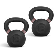 Yes4All Powder Coated Cast Iron Kettlebell Strength Training Kettlebells Weight Set for Full Body Workout, Home Gym
