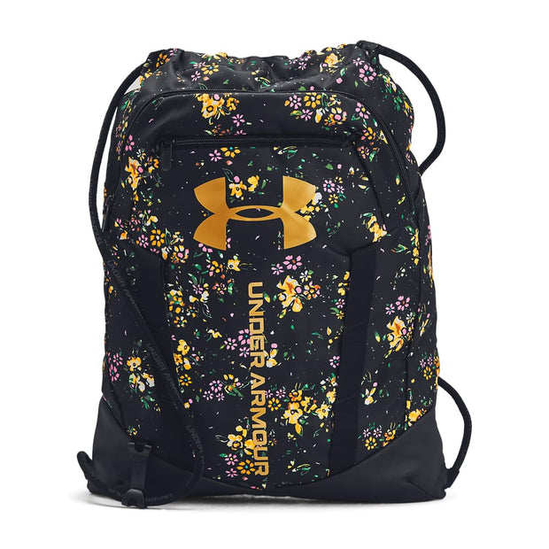 Under Armour Unisex-Adult Undeniable Sackpack , Black (001)/Metallic Silver , One Size Fits Most