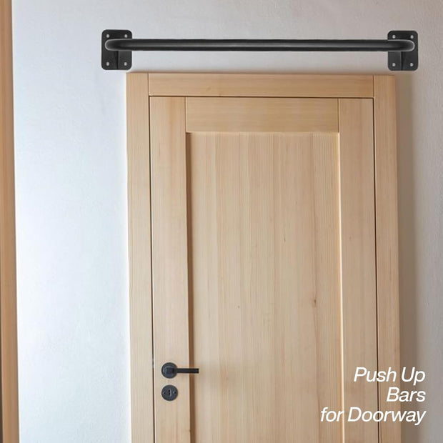 Wall Mounted Doorway Pull Up Bar, Heavy Duty Strength Training Pull-Up Bars for Doorframe, Support Beam or Joist Mount Thick Metal Sturdy Construction Support 500 lbs