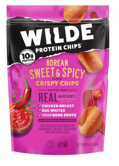 Wilde Korean Sweet & Spicy Protein Chips, 8.5 oz (I PACK)