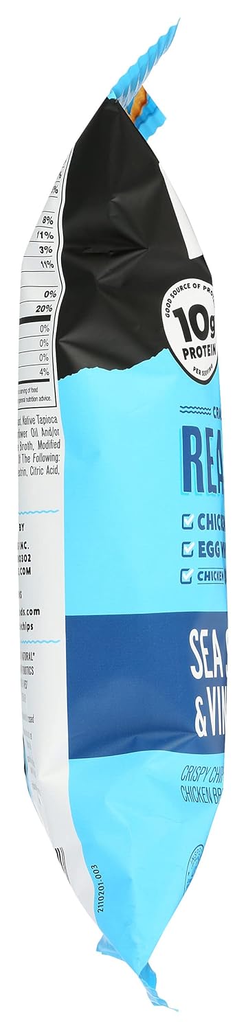 Wilde Brands Sea Salt Vinegar Chicken Chips, 2.25 Oz