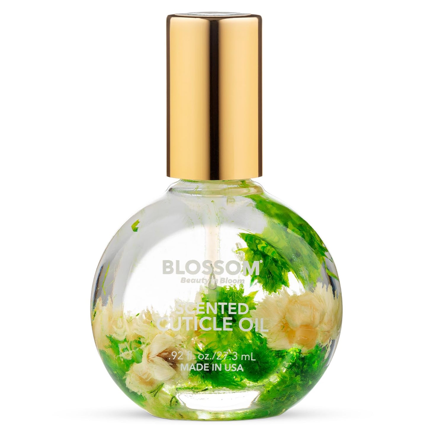 Blossom Cuticle Oil for Nails, Hydrating, Moisturizing, Scented Nail Oil Cuticle Care, Infused with Real Flowers, Made in USA, 0.5 fl. oz, Rose
