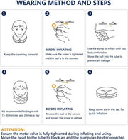 S Cervical Neck Traction Device for Instant Neck Pain Relief - Inflatable & Adjustable Neck Stretcher Neck Support Brace, Neck Traction Pillow for Home Use Neck Decompression