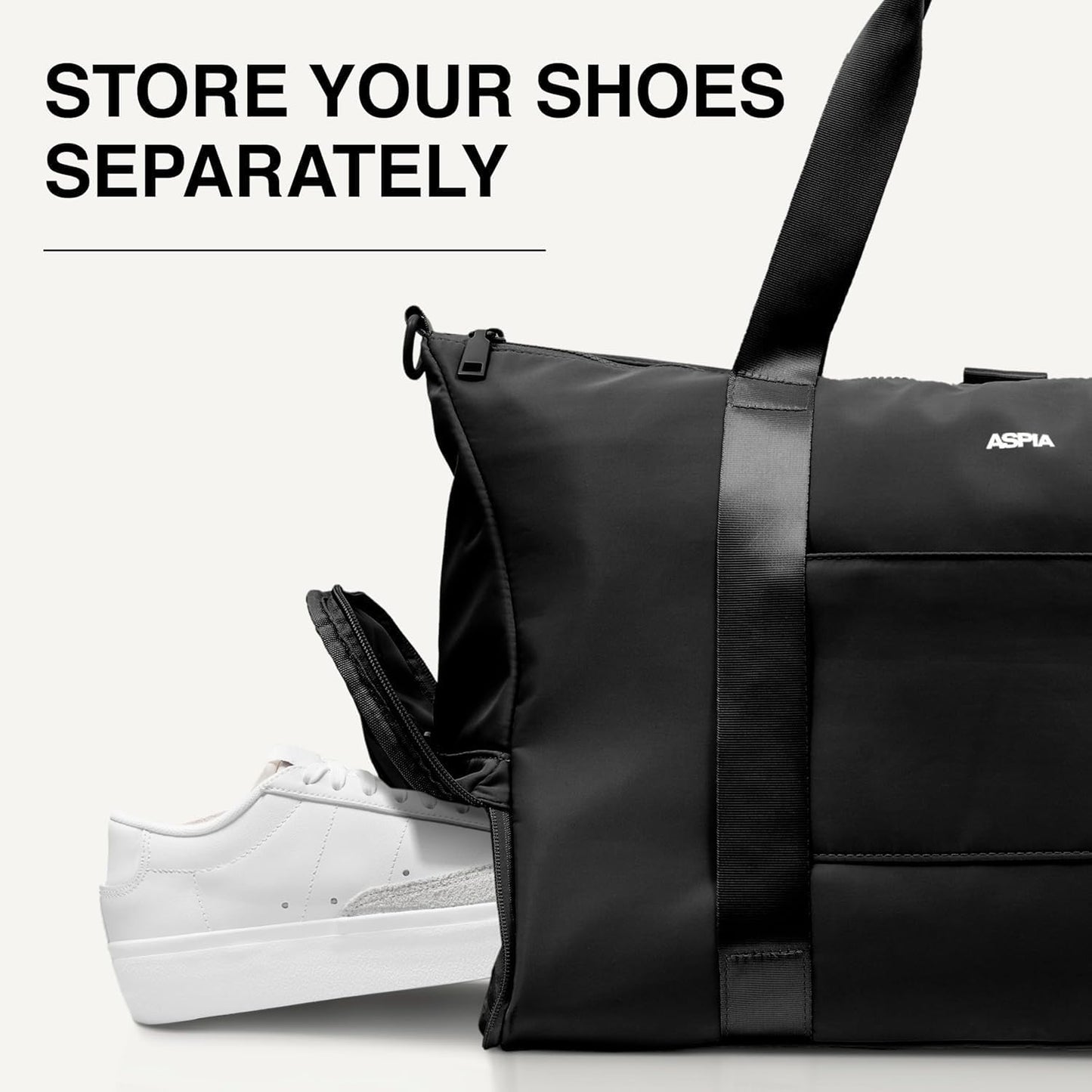 Gym Bag for Women, 3-in-1 Duffle with Laptop & Yoga Mat Space, Travel Bag with Shoe Compartment, Luggage Sleeve & Toiletries Pouch, Lightweight Weekender Carry On, Water Resistant