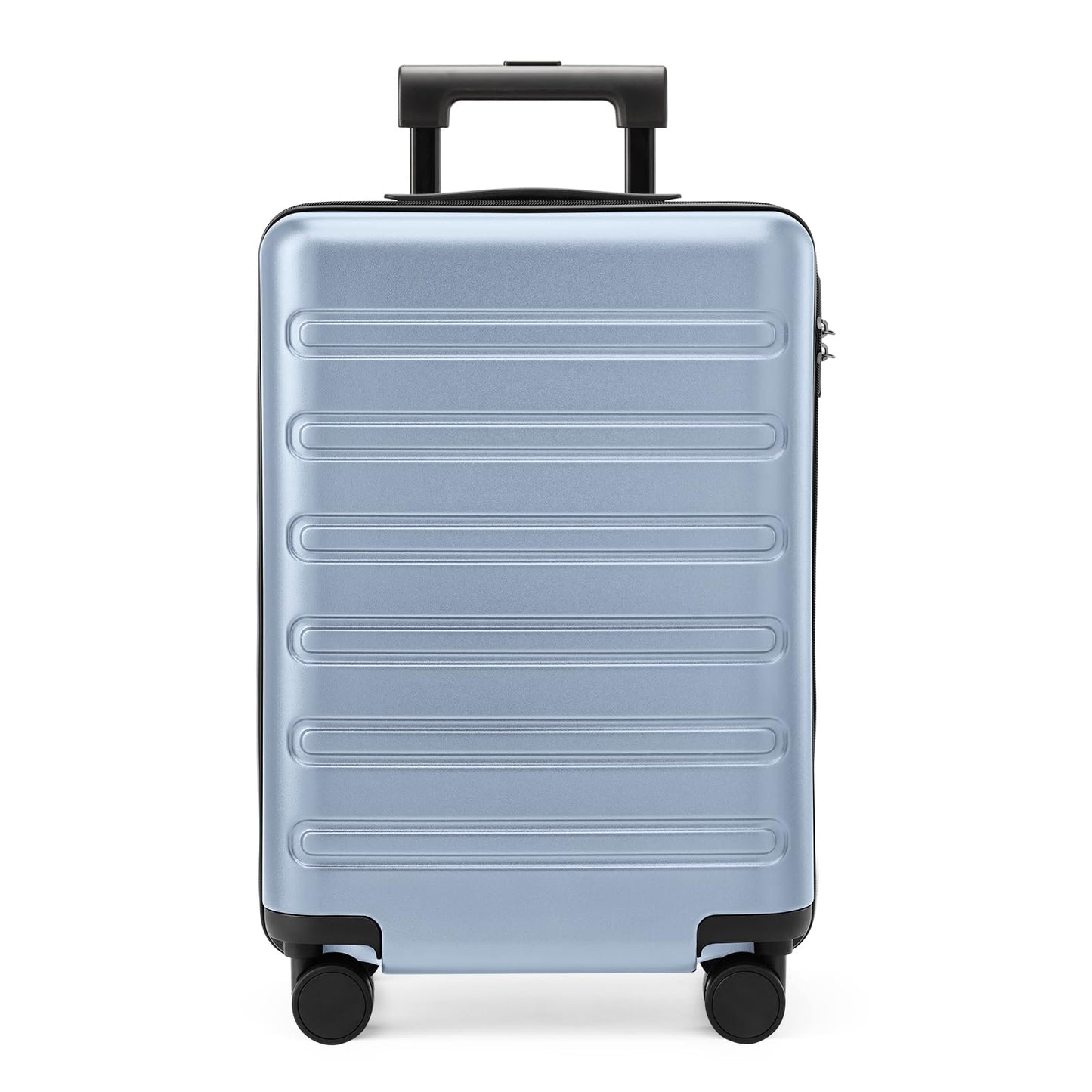 NINETYGO Carry On Luggage 22x14x9 Airline Approved, 20 Inch Luggage with Smooth Spinner Wheels, Lightweight, Hard Shell PC Suitcase Carry-On, Travel Luggage, TSA Approved (Pink, Rhine Basic)