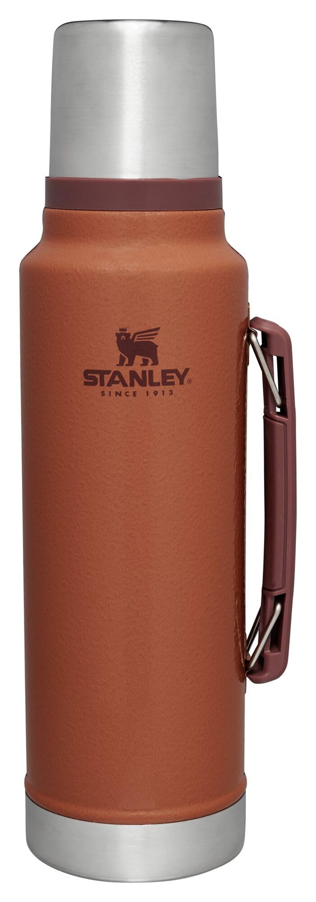 Stanley Classic Legendary Vacuum Bottle 2.0 qt | Wide Mouth with Leakproof Cup Lid | Keep Drinks Hot or Cold | Packable for Travel | Insulated Stainless Steel Thermos | BPA-Free | Hammertone Green