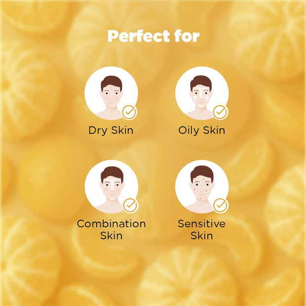 The Man Company 40% Vitamin C Face Serum With Hyaluronic Acid | Boosts Collagen | Glowing & Brightening Skin | Soft, Smooth & Supple | All Skin Types -30ml