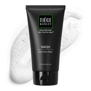 Tiege Hanley Daily Mens Face Wash, 5.5 Oz - Gentle Fragrance-Free Face Cleanser for Men Revitalizes, Hydrates & Softens Skin - Men's Face Wash & Facial Cleanser Skincare for Dry & Sensitive Skin