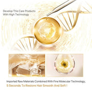 Magical Keratin Hair Treatment Oil, 2pcs Advanced Molecular Hair Roots Professtional Hair Conditioner, 5 Seconds to Restore Soft Hair, Deep Suitable for Dry & Damaged Hair-60ml