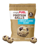 simplyFUEL Whole Food Protein Balls with Probiotics - Brownie Batter Snacks - 8g Protein Snack - Gluten Free Energy Balls