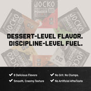 Jocko Fuel Mölk Whey Protein Powder 22g Protein - Low Sugar Monk Fruit Blend - Muscle Recovery & Growth, Packaging May Vary (28 Servings, Vanilla Milkshake)
