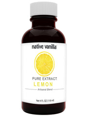 Native Vanilla - Pure Cherry Extract - 4 Fl Oz - Perfect for Cooking, Baking, and Dessert Crafting