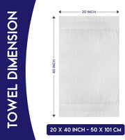 Linteum Textile Supply Premium Hair Drying Towels 100% Ring Spun Cotton Hair Towel for Women, Men, Kids 20x40 inches Quick Dry Salon Towels Hand Towel for Gym, Hair Care, Spa, Home [Pack of 6] White