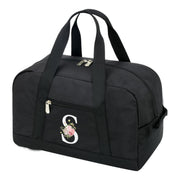 Small Gym Bag for Women Letter Style Small Duffle Bag for Travel Sport Carry on Bag-Black(Letter A)