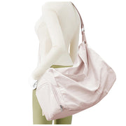 Small Gym Bag with Shoe Compartment, Workout Sport Duffle Bag for Women Travel, Waterproof Shoulder Overnight Bags Lightweight Carry on Tote Bags for Swim, Yoga, Dance