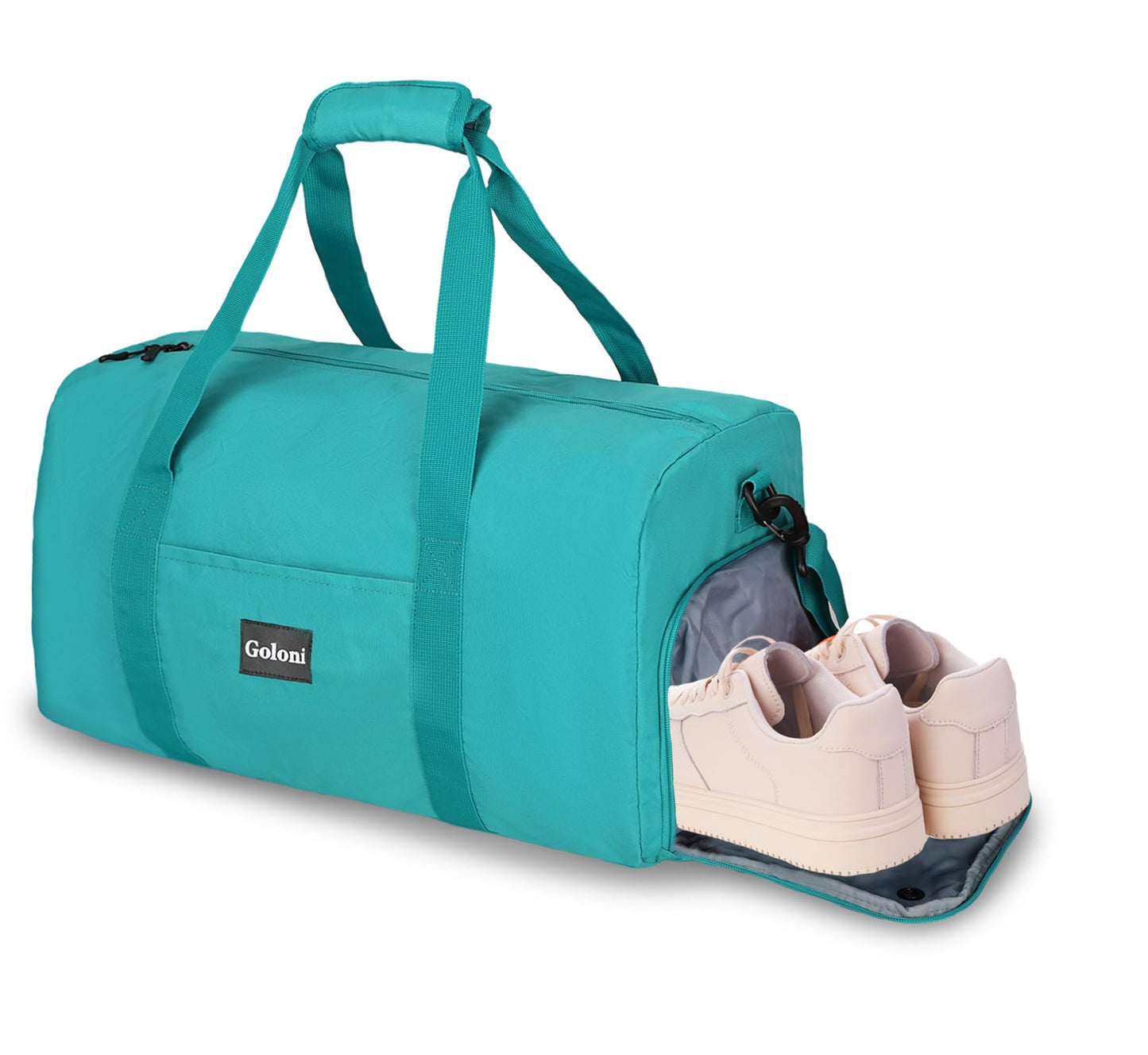 Goloni Cute Duffle Bag for Women, Gym Bag with Shoe Compartment, Lightweight Weekend Travel Duffel Bag,Overnight Bag with Wet Pocket