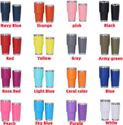 Personalized Photo 20oz 30oz Stainless Steel Tumbler,Custom Coffee Tumbler Cup With Lid And Strawstraw Vacuum Insulated With Text Photo Logo (PERSONALIZED)