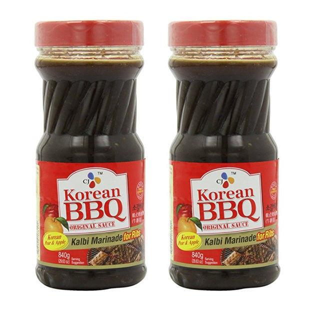 [ 2 Packs ] CJ Korean BBQ Sauce, Kalbi, 29.63-Ounce Bottle for Ribs