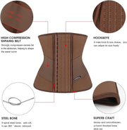KIMIKAL Women Waist Trainer Corset Belt: Under Clothes Sport Tummy Control Long Torso Shapewear