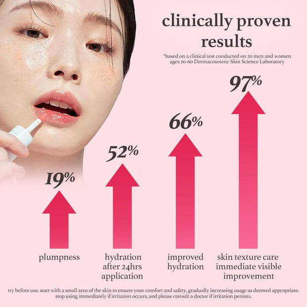 NOONI Korean Hydrating Lip Oil - Appleberry | Long-Lasting, Moisturizing, Plumping, Revitalizing for Dry Lips, Waterproof, No Peel Off, Hydrating, Nourishing Crystal Clear, 0.12 FL Oz