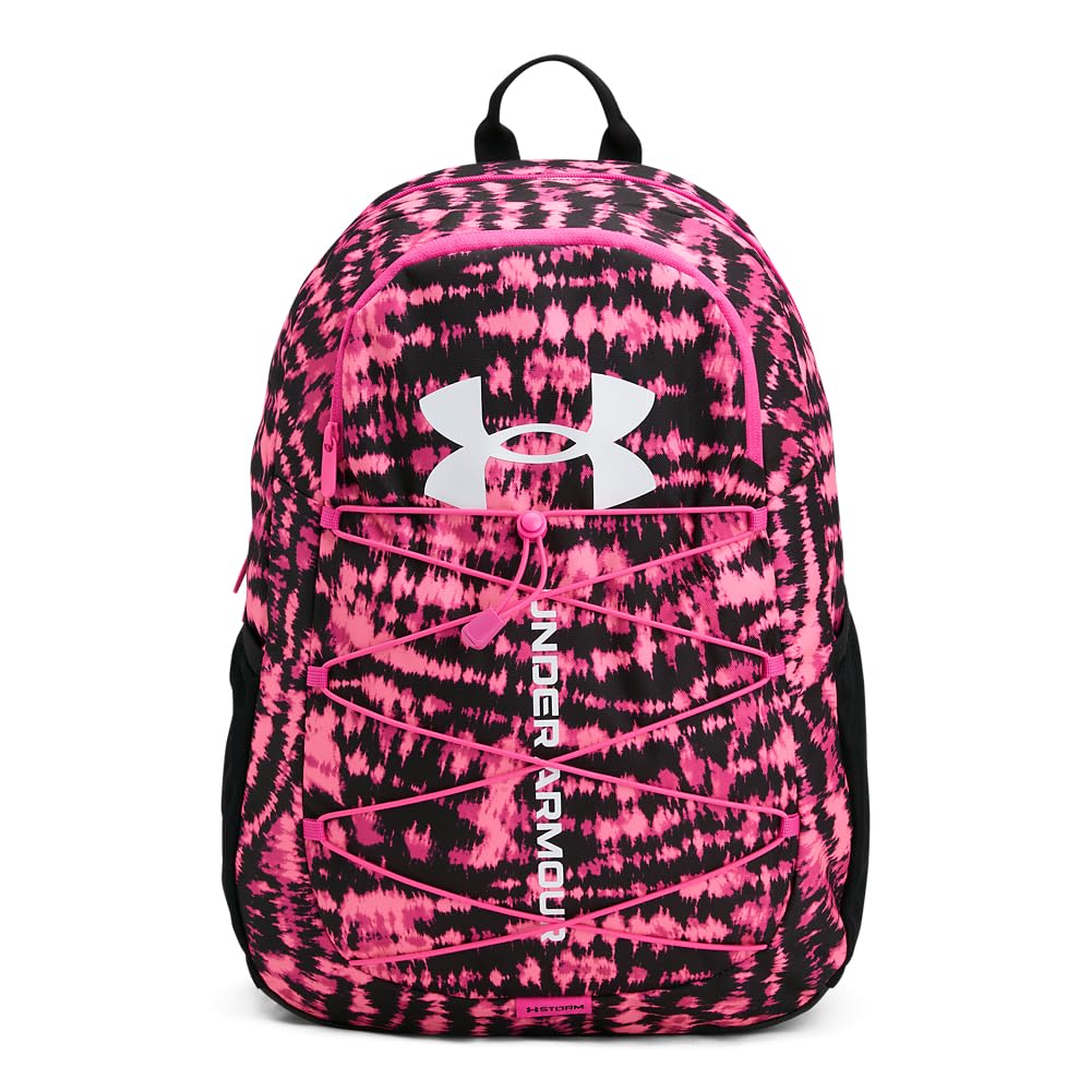 Under Armour Unisex-Adult Hustle Sport Backpack , Black (001)/Silver , One Size Fits All