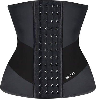 KIMIKAL Women Waist Trainer Corset Belt: Under Clothes Sport Tummy Control Long Torso Shapewear