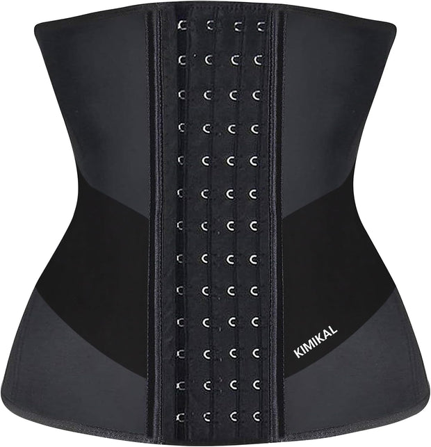 KIMIKAL Women Waist Trainer Corset Belt: Under Clothes Sport Tummy Control Long Torso Shapewear