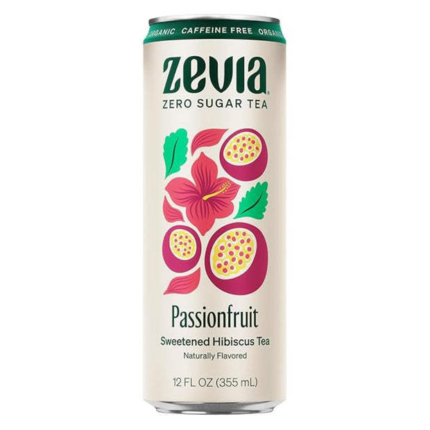 Zevia Organic Sugar Free Iced Tea, Tea Refresher Variety Pack, 12 Ounce Cans (Pack of 12)