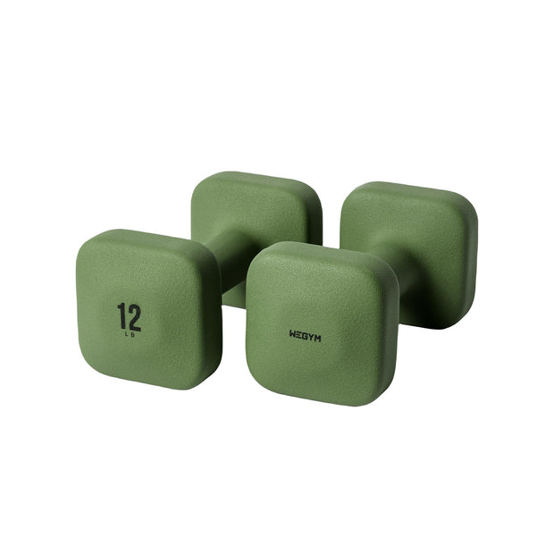 SafeGrip Dumbbells, Anti-Slip, Anti-Roll, Thick Handles, Free Weights, Square Dumbbells for Secure Workouts at Home, Weightlifting, and Personal Training