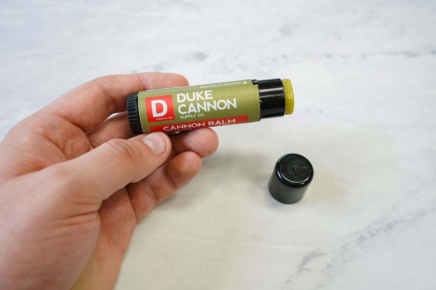 Duke Cannon Supply Co. - Tactical Lip Protectant Balm, Fresh Mint (3 Pack of 0.56 oz) Superior Performance Lip Protection Balm for Hard Working Men - Fresh Mint