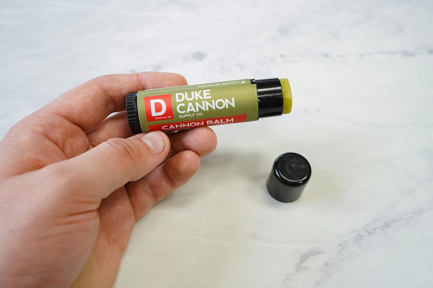 Duke Cannon Supply Co. - Tactical Lip Protectant Balm, Fresh Mint (3 Pack of 0.56 oz) Superior Performance Lip Protection Balm for Hard Working Men - Fresh Mint