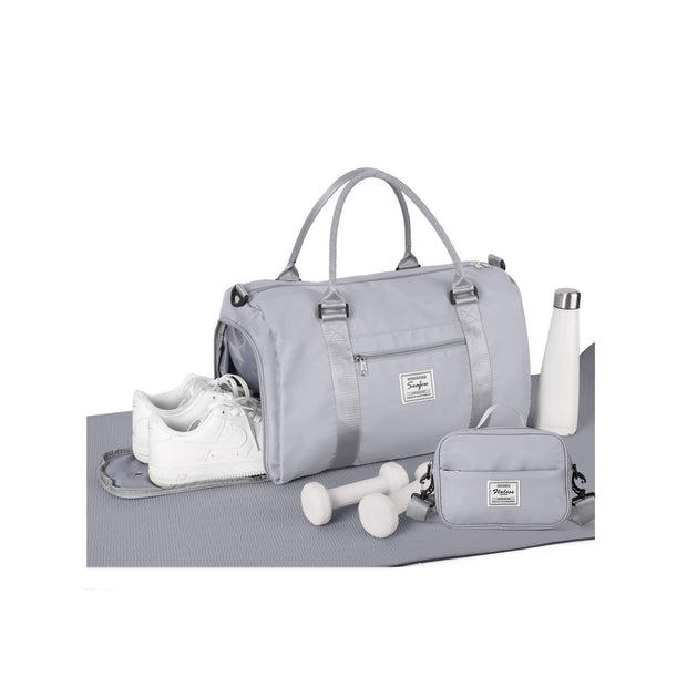 Weekender Duffel Bags for Women Men, Travel Totes Bag for Airplane, Cute Sports Gym Dance Overnight Luggage Bag with Wet Pocket Shoe Compartment, Carry On Hospital Bag for Labor and Delivery