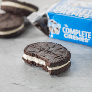 Lenny & Larry's The Complete Cremes, Sandwich Cookies, Chocolate, Vegan, 5g Plant Protein, 6 Cookies Per Pack (Box of 12) (Pack of 2)