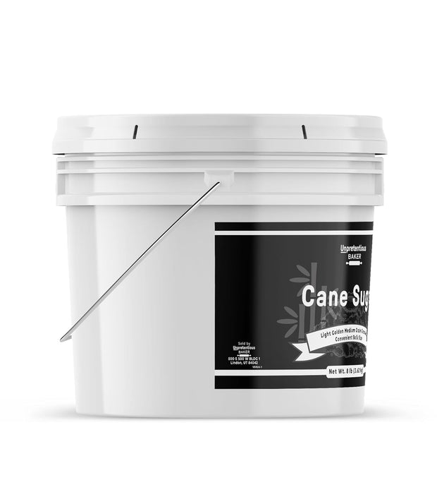 Unpretentious Cane Sugar, 1 Gallon Bucket, Kitchen Baking Staple, Granulated