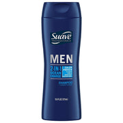 Suave Men Shampoo and Conditioner 2 in 1 Ocean Charge Refreshing, Cleanse and Conditions Hair, 40 oz Pack of 3
