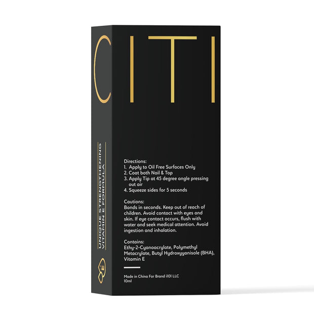 Valitic Strong Nail Glue and Strengthener - Quick Dry Brush On Gel for Long Lasting Nails - Adhesive Bond for False Nails - Strengthener for Nail Tips - 1 PACK