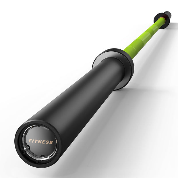 PAPABABE Olympic Barbell, 2-inch 45lb/35lb Weight Bar for Strength Training. 6.5ft/7ft Olympic Bar, 1000lb Plus Capacity, Chrome/Zinc Plating, knurled Grip for Bench Press Deadlift Squat